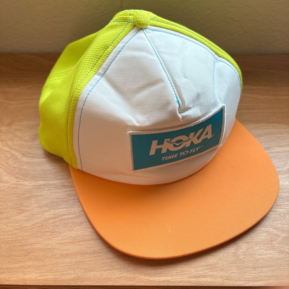 (SOLD) Hoka running trucker hat